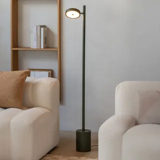 LED vloerlamp Okinawa, 1-lamp, 146 cm, hout från Good&Mojo i Grön – produktbild 2 av 5