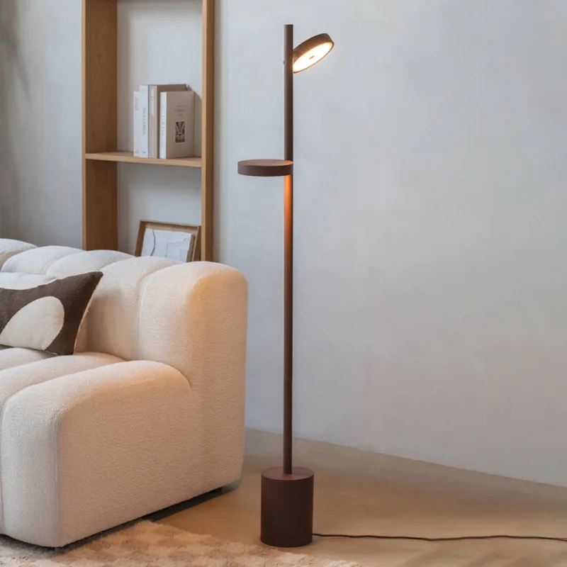LED vloerlamp Okinawa, 2-lamps, 146 cm, hout de Good&Mojo en Marron – photo produit 3 sur 5