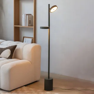 LED vloerlamp Okinawa, 2-lamps, 146 cm, hout från Good&Mojo i Grön – produktbild 3 av 5