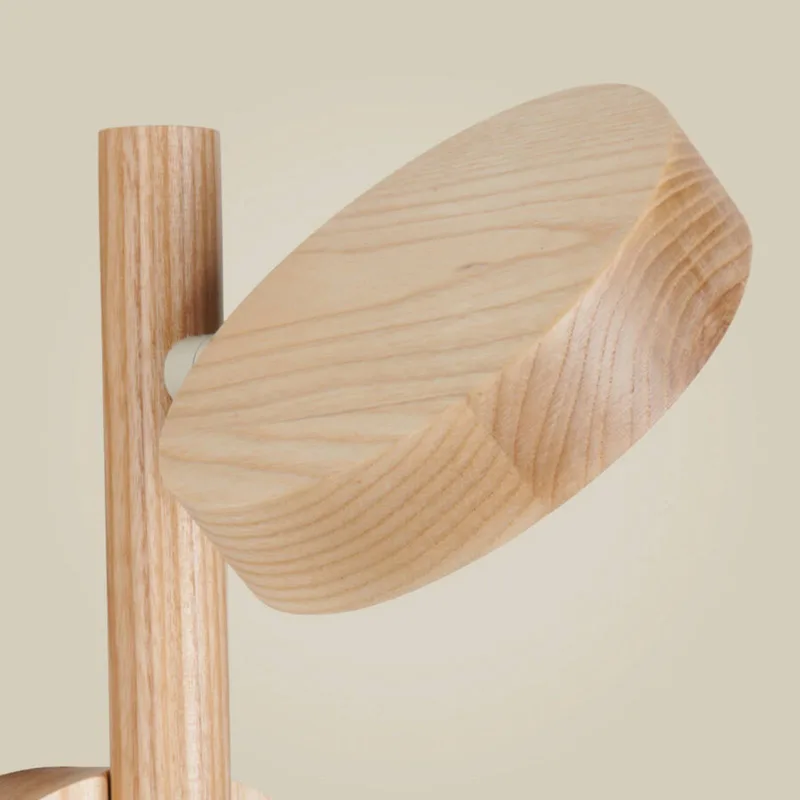 LED wandlamp Okinawa, naturel, stekker, hout fra Good&Mojo i Natur – produktbillede 4 af 4