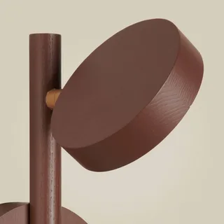 LED wandlamp Okinawa, stekker, hout de Good&Mojo en Marron – photo produit 3 sur 4