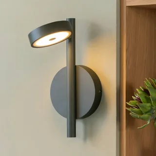 LED wandlamp Okinawa, stekker, hout van Good&Mojo in Groen – productfoto 1 van 4