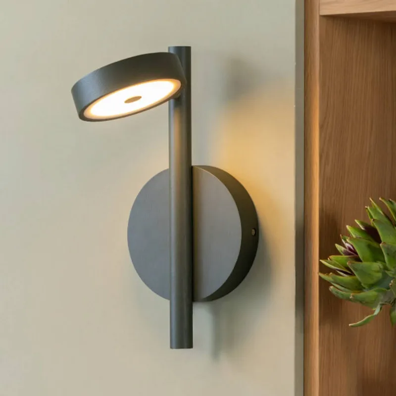 LED wandlamp Okinawa, stekker, hout van Good&Mojo in Groen – productfoto 1 van 4