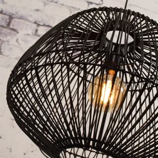 Madagascar hanglamp van Good&Mojo in Zwart – productfoto 5 van 5