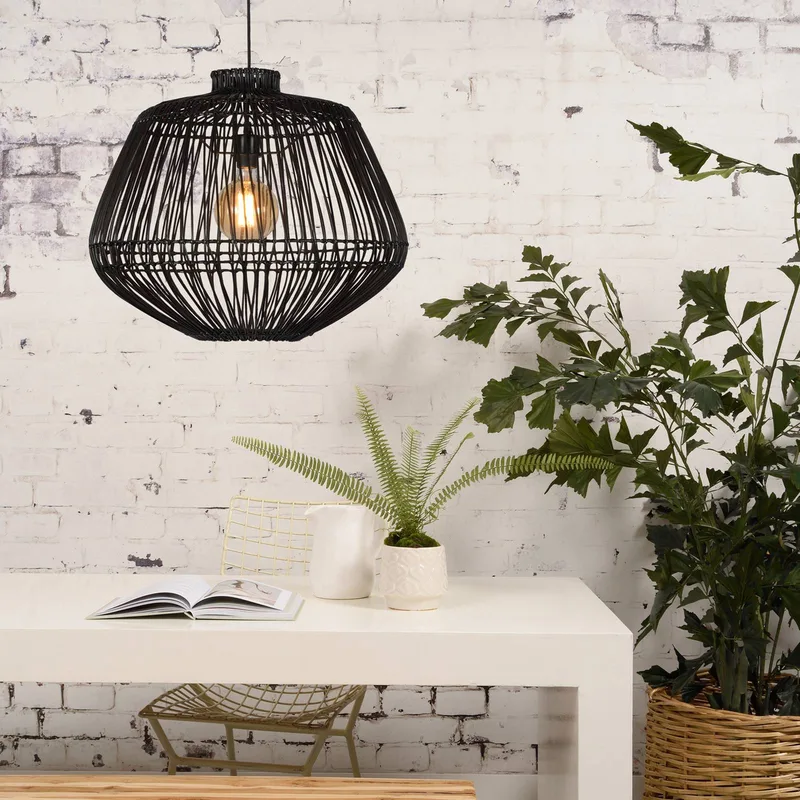 Madagascar hanglamp van Good&Mojo in Zwart – productfoto 3 van 5