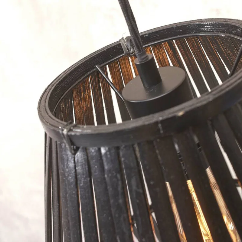 Merapi hanglamp 30x30 de Good&Mojo en Noir – photo produit 1 sur 3