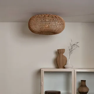 Deckenleuchte ARIZONA, LED wechselbar von Good&Mojo in Natuurlijk bamboe – Produktfoto 2 von 5