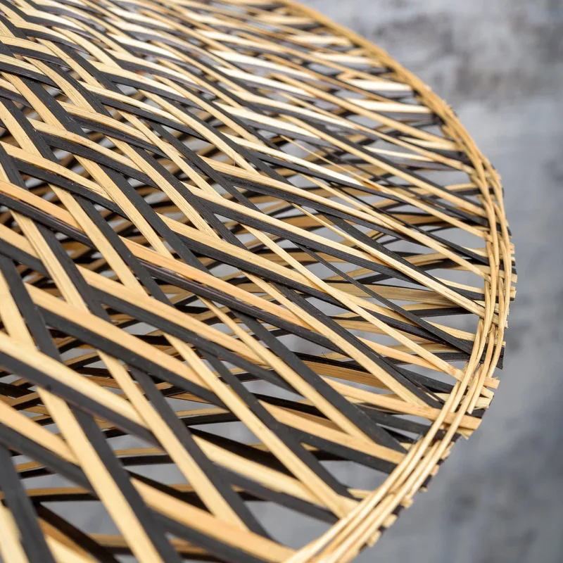 Plafonnier Bali - Bois naturel - Bambou de Good&Mojo en Naturel, Noir – photo produit 4 sur 5