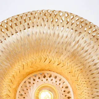 Plafondlamp Barbados, naturel, Ø 35 cm, bamboe E27 de Good&Mojo en Natuurlijk bamboe – photo produit 5 sur 5