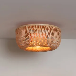 Plafondlamp Barbados, naturel, Ø 35 cm, bamboe E27 de Good&Mojo en Natuurlijk bamboe – photo produit 1 sur 5