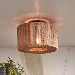 Plafondlamp Iguazu, Ø 30 cm, naturel de Good&Mojo en Naturel – photo produit 1 sur 5