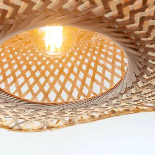 plafondlamp Madura, Ø 44 cm, bruin, bamboe, E27 fra Good&Mojo i Natuurlijk bamboe, Brun – produktbillede 5 af 5