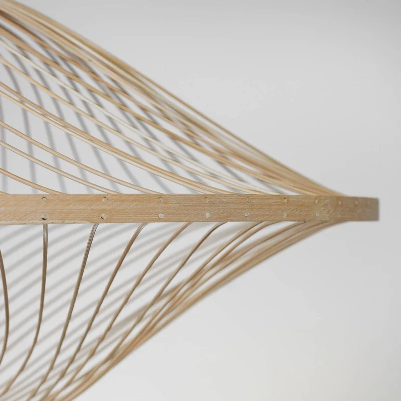 Plafondlamp Maui, naturel, Ø 70 cm, bamboe, E27 från Good&Mojo i Licht hout – produktbild 5 av 5