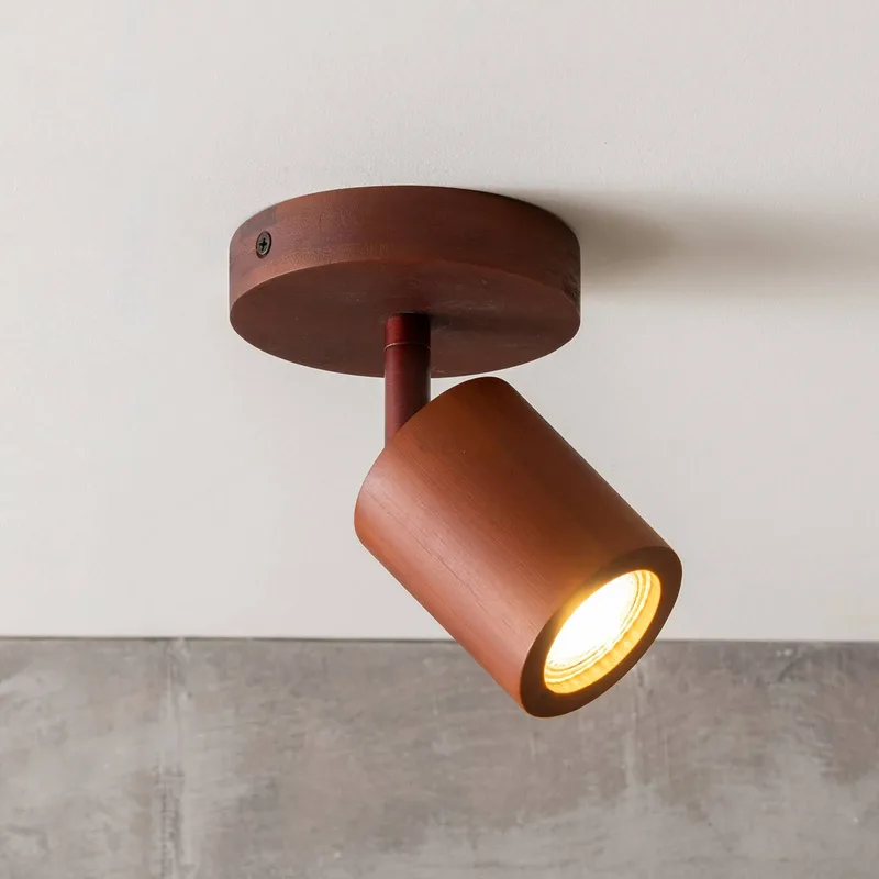 plafondspot Java, 1-lamp, bamboe fra Good&Mojo i Brun – produktbillede 1 af 4