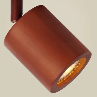 plafondspot Java, 1-lamp, bamboe fra Good&Mojo i Brun – produktbillede 3 af 4