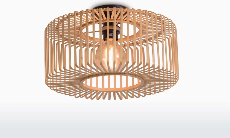 Bromo taklampa i bambu, Ø 40 cm från Good&Mojo i Brun – produktbild 1 av 4
