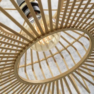 Bromo loftlampe i bambus, Ø 60 cm fra Good&Mojo i Brun – produktbillede 2 af 4