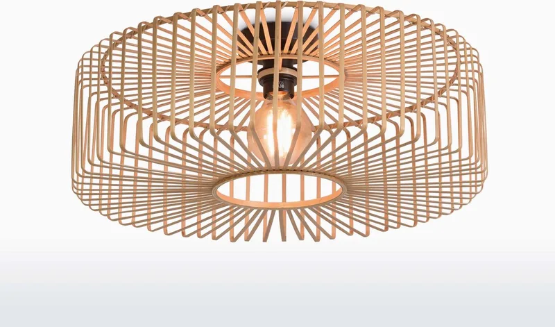 Bromo loftlampe i bambus, Ø 60 cm fra Good&Mojo i Brun – produktbillede 1 af 4