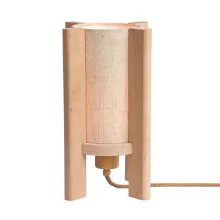 tafellamp Corsica, naturel, 30 cm, elzenhout de Good&Mojo en Naturel – photo produit 3 sur 5