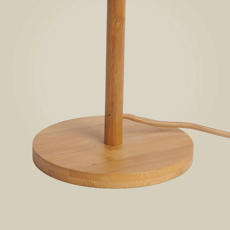 tafellamp Java, naturel, bamboe, 47 cm, GU10 van Good&Mojo in Licht hout – productfoto 2 van 3
