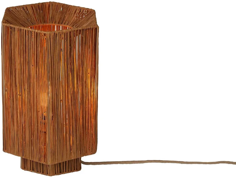 Tafellamp Panama - Donkerbruin - 36x24x36cm - Bohemian von Good&Mojo in Braun – Produktfoto