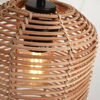 Tanami hanglamp, 18 x 35 cm, naturel de Good&Mojo en Naturel, Noir – photo produit 3 sur 5