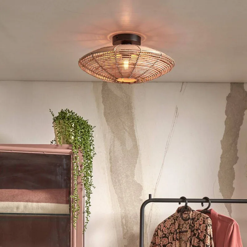 Tanami plafondlamp, Ø 40 cm, naturel de Good&Mojo en Naturel – photo produit 1 sur 5
