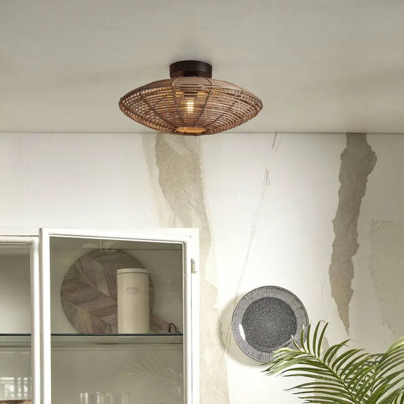 Tanami plafondlamp, Ø 40 cm, naturel de Good&Mojo en Naturel – photo produit 2 sur 5