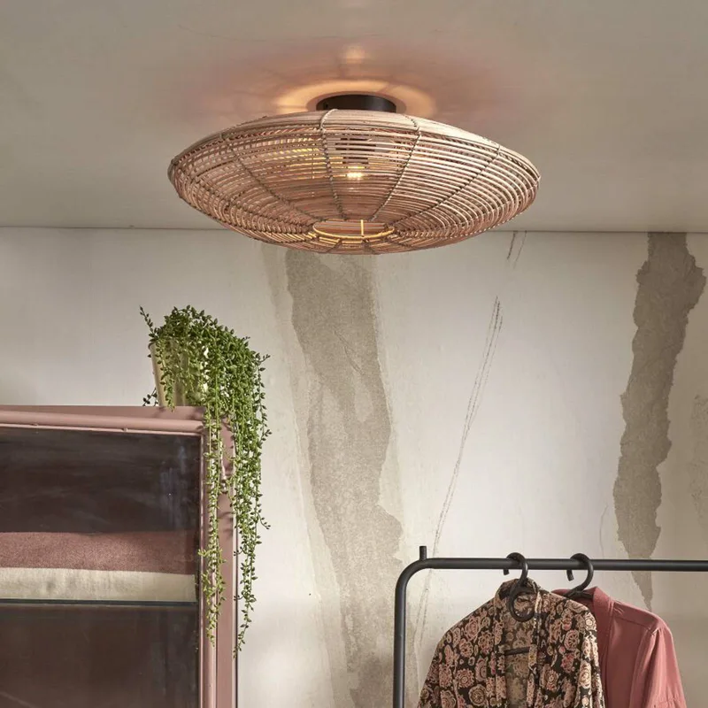 Tanami plafondlamp, Ø 55 cm, naturel från Good&Mojo i Natur – produktbild 1 av 5