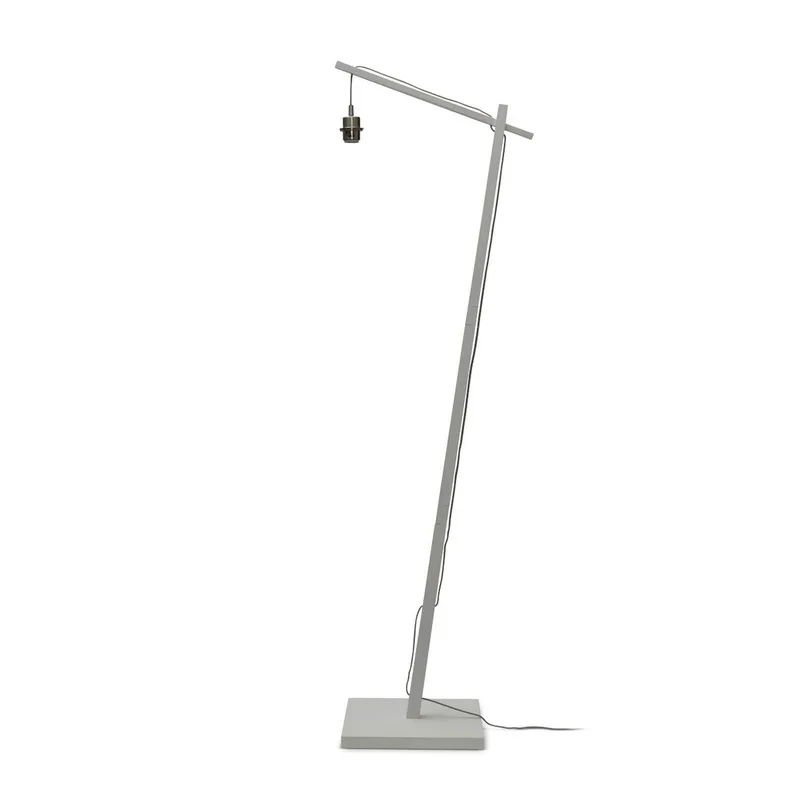 Tanami vloerlamp 55 x 14 cm wit/naturel de Good&Mojo en Naturel, Blanc – photo produit 5 sur 5