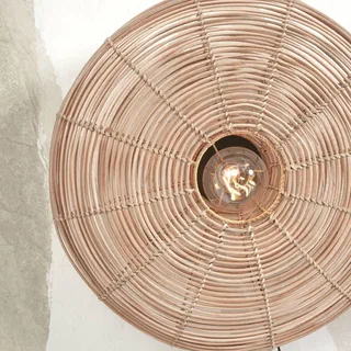 Tanami wandlamp, naturel, Ø 55 cm från Good&Mojo i Natur, Svart – produktbild 4 av 5