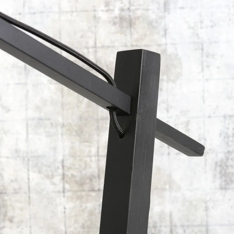Andes gulvlampe, sort/sort fra Good&Mojo i Sort – produktbillede 4 af 5