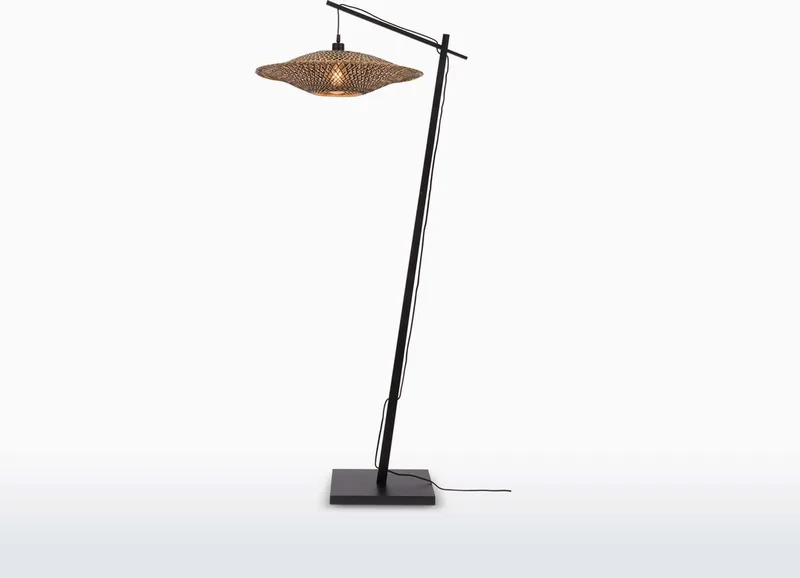 Vloerlamp Bali - 80x60x176cm - Scandinavisch,Bohemian - Staande lampen voor Woonkamer - Slaapkamer de Good&Mojo en Noir – photo produit