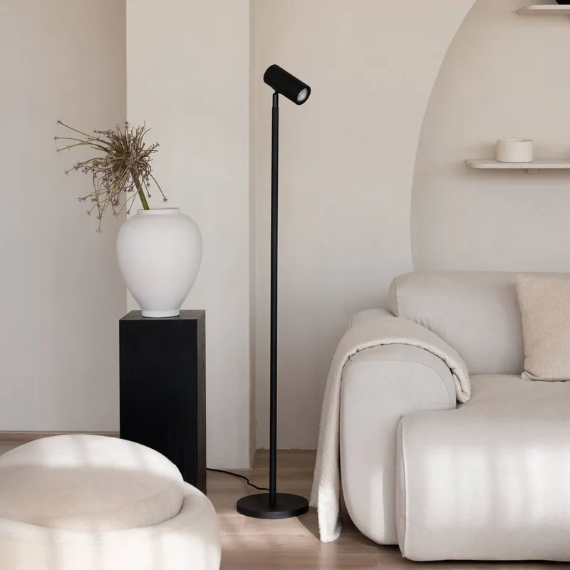 vloerlamp Java, bamboe, 141 cm, GU10 från Good&Mojo i Svart – produktbild 2 av 5