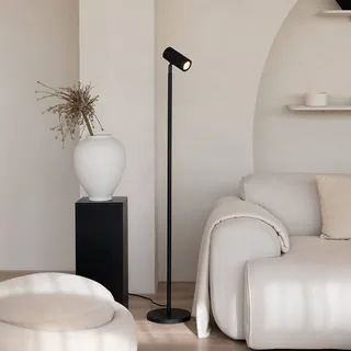 vloerlamp Java, bamboe, 141 cm, GU10 från Good&Mojo i Svart – produktbild 1 av 5