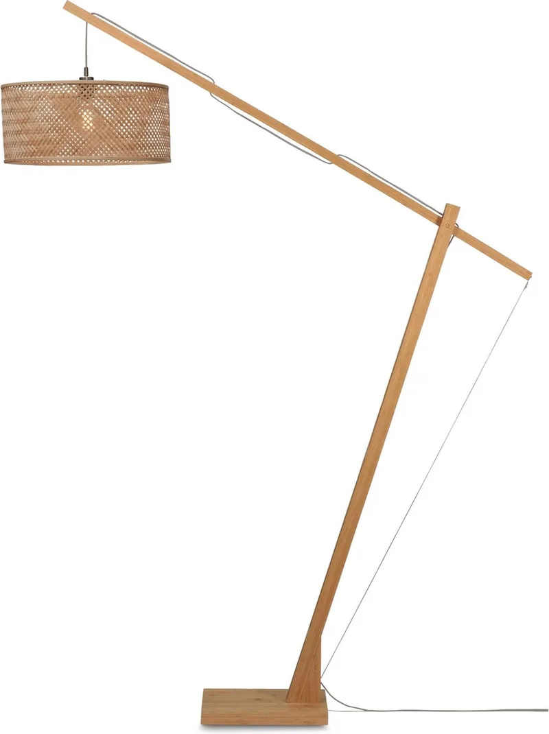 Lampadaire bambou brun ø50cm de Good&Mojo en Marron – photo produit