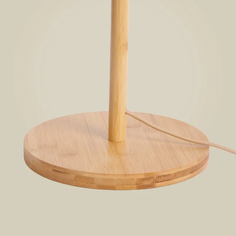vloerlamp Java, naturel, bamboe, 141 cm hoog, GU10 från Good&Mojo i Licht hout – produktbild 2 av 3