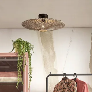 Zanzibar plafondlamp, Ø 55 cm, wit van Good&Mojo in Wit, Zwart – productfoto 3 van 5