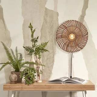 Zanzibar wandlamp, Ø 40 cm, naturel från Good&Mojo i Natur – produktbild 1 av 5