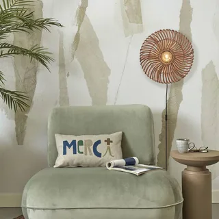 Zanzibar wandlamp, Ø 40 cm, naturel från Good&Mojo i Natur – produktbild 2 av 5