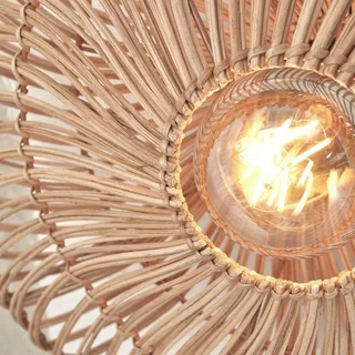 Zanzibar wandlamp, Ø 55 cm, naturel de Good&Mojo en Naturel – photo produit 4 sur 5