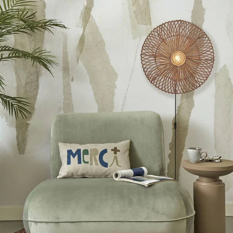 Zanzibar wandlamp, Ø 55 cm, naturel de Good&Mojo en Naturel – photo produit 3 sur 5