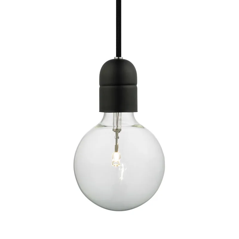 741465 Hanglamp, zwart, Ø 5 cm, E27 metaal de Halo Design – photo produit