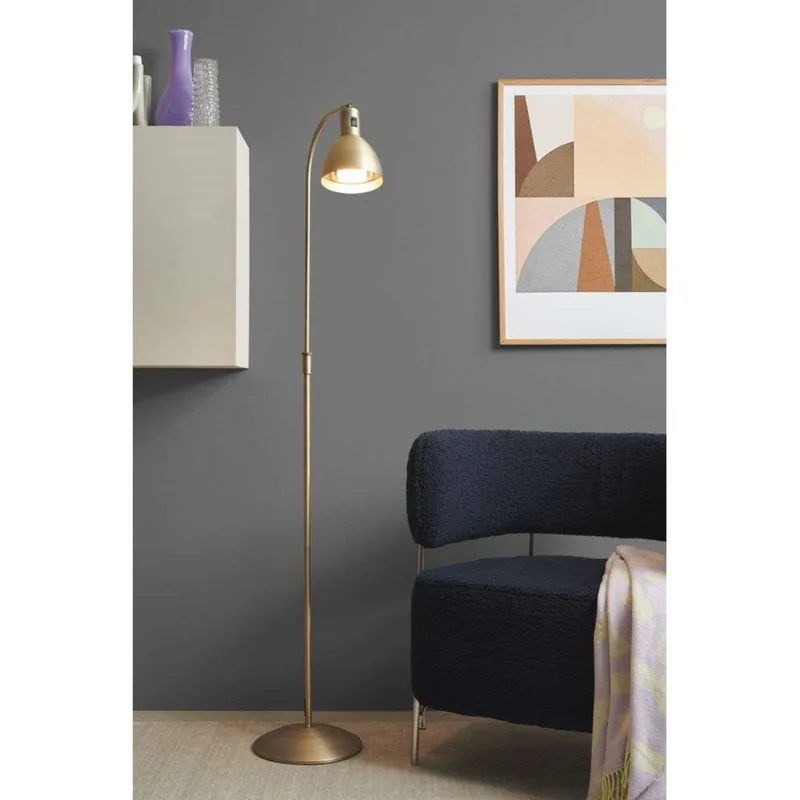 Angora Lampadaire Antique Brass de Halo Design – photo produit
