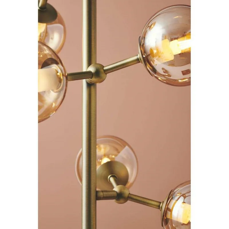 Atom vloerlamp Antique Brass fra Halo Design – produktbillede