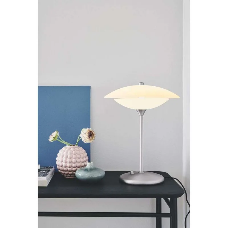 Baroni tafellamp, zwart, hoogte 40 cm, glas de Halo Design – photo produit