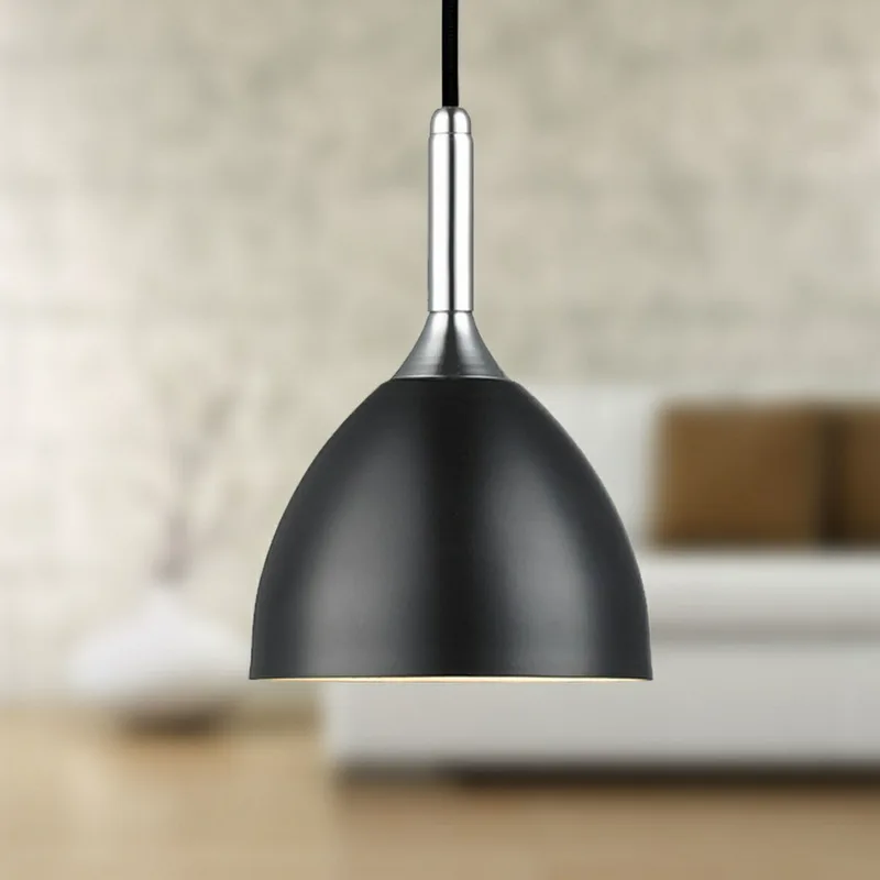 Bellevue Hanglamp Ø14 Black/Chrome de Halo Design – photo produit