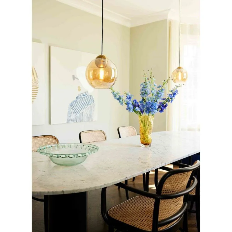 Bubbles Mini Hanglamp Ø14 G9 Amber fra Halo Design – produktbillede