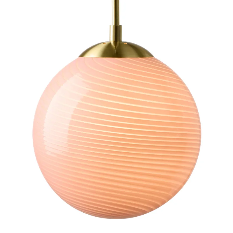 CANDY BALL hanglamp, roze/oudkoper Ø 30 cm fra Halo Design – produktbillede