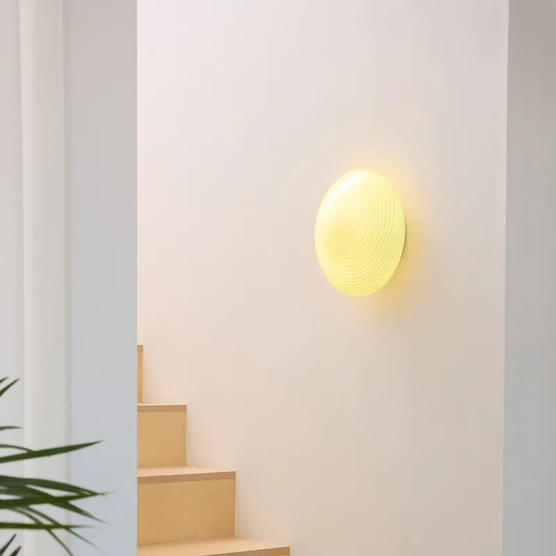 CANDY plafondlamp, beige, Ø 30 cm, glas, E27 van Halo Design – productfoto